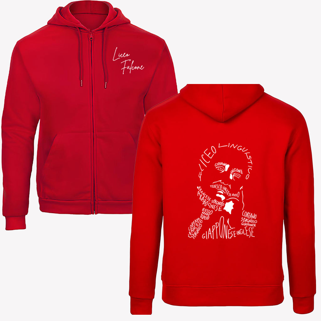Felpa Zip Falcone