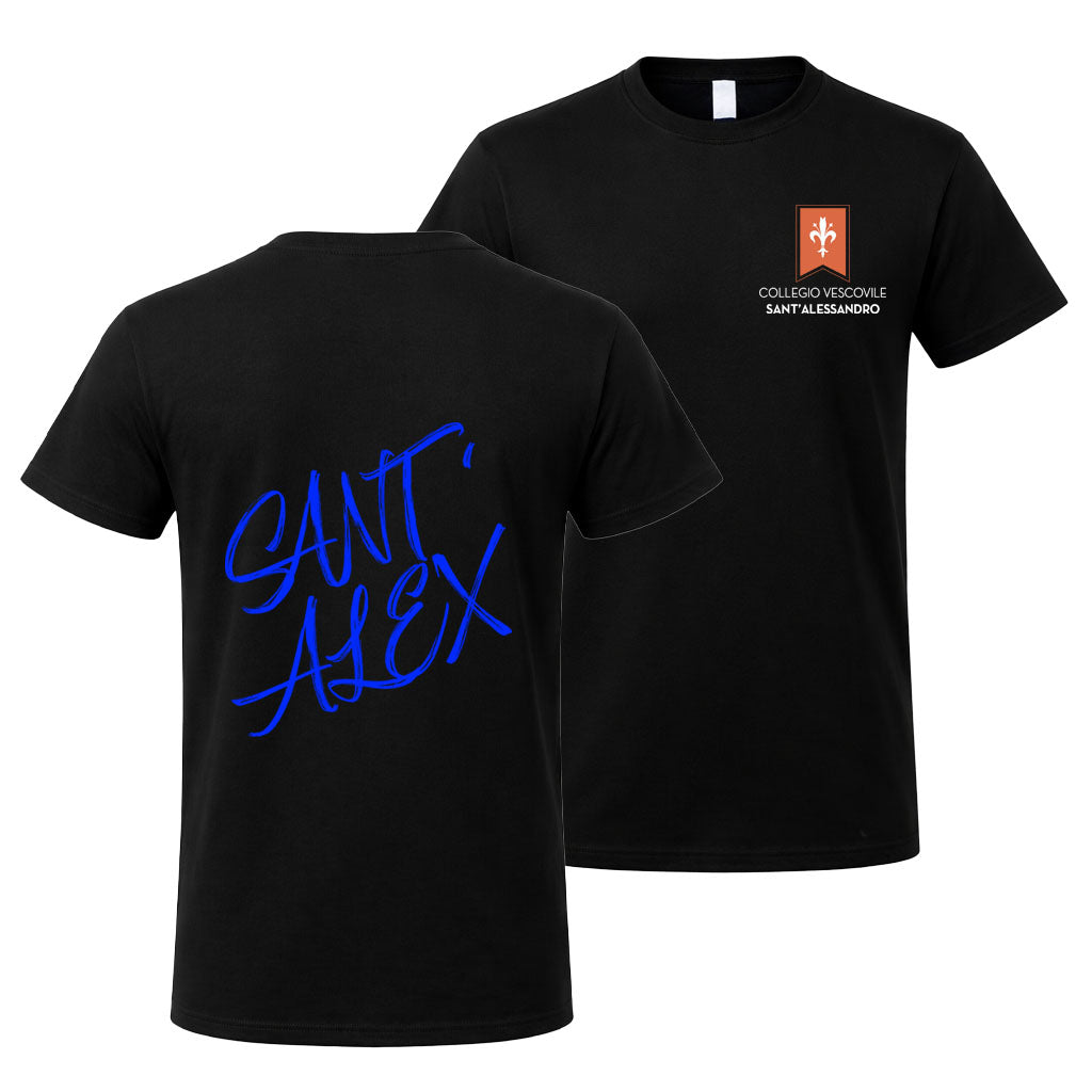 T-Shirt Collegio Vescovile V1 Black