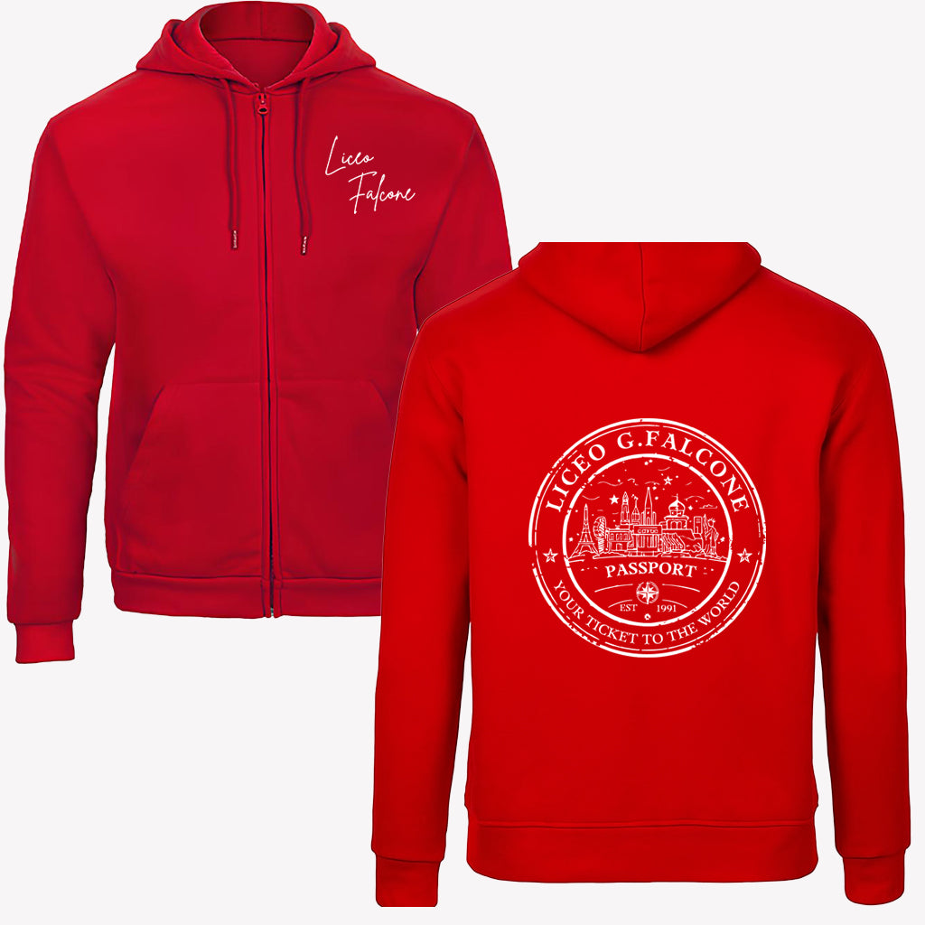 Felpa Zip Passport