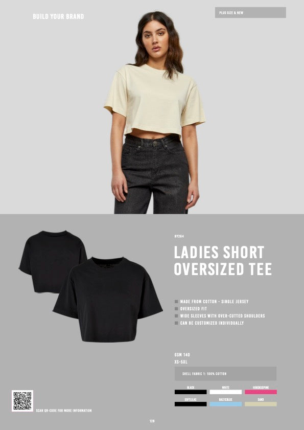 Ladies Short Oversized Tee