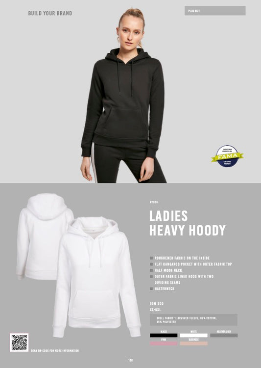 Ladies Heavy Hoody