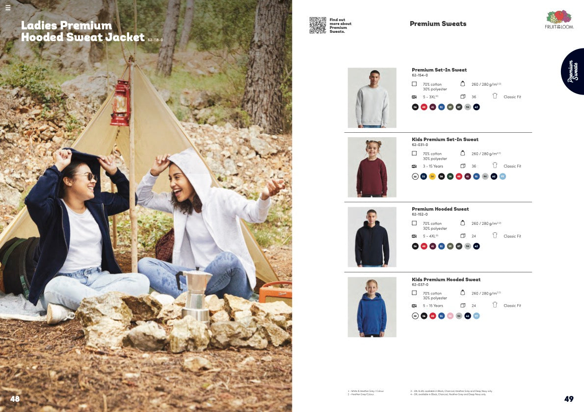 Premium Sweat Set-In/Hooded/Zip/Pants