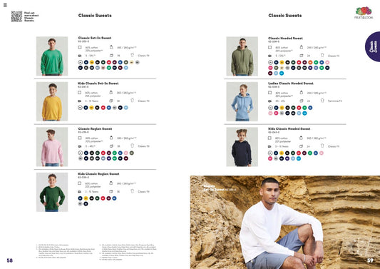 Classic Sweat Set-In/Hooded/Zip/Pants