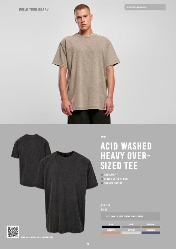 Acid Washed Heavy Oversized Tee
