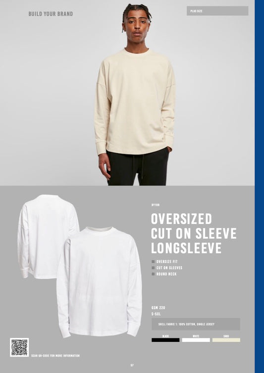 Oversized Cut On Sleeve Longsleeve