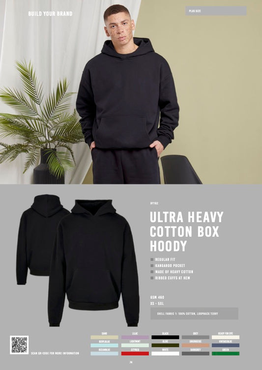 Ultra Heavy Cotton Box Hoody