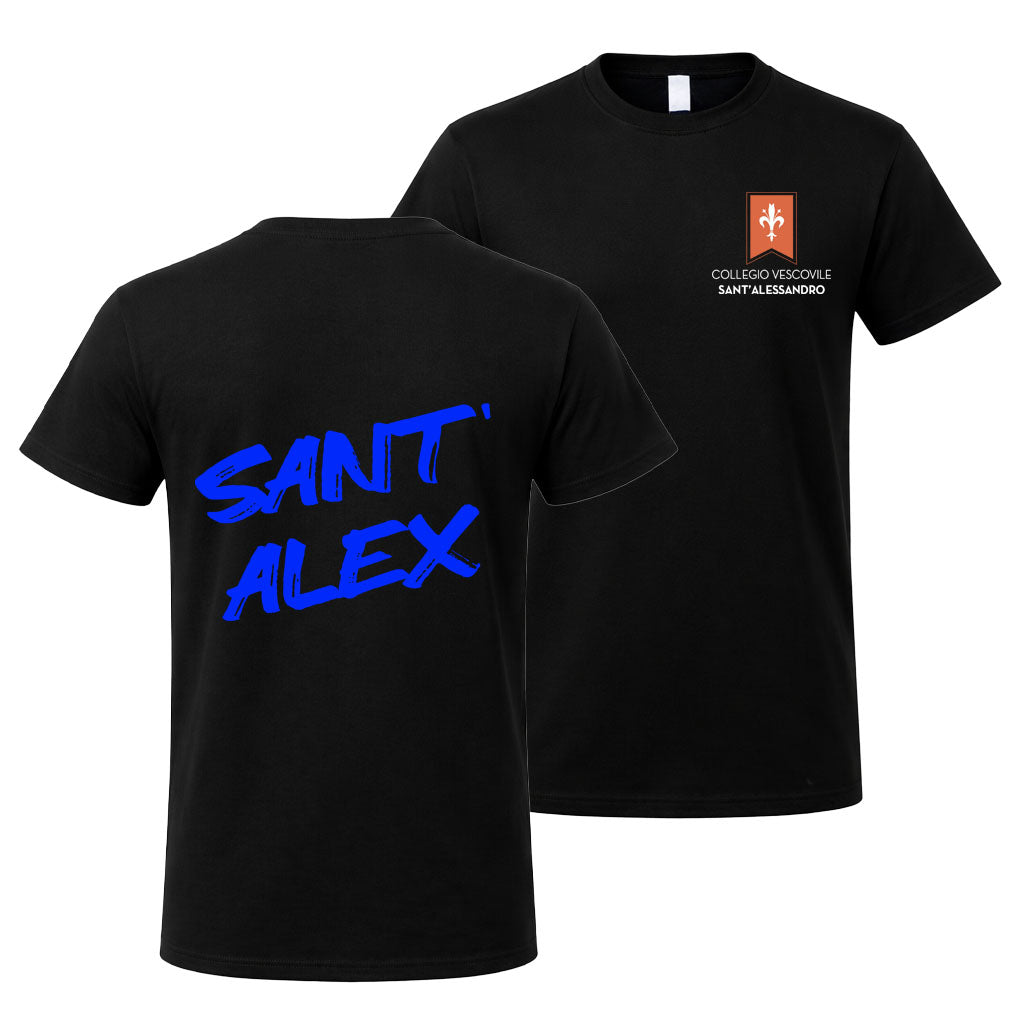 T-Shirt Collegio Vescovile V2 Black