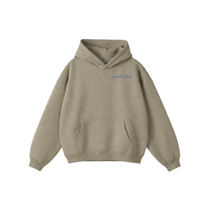 Felpa Boxy Fit Olive