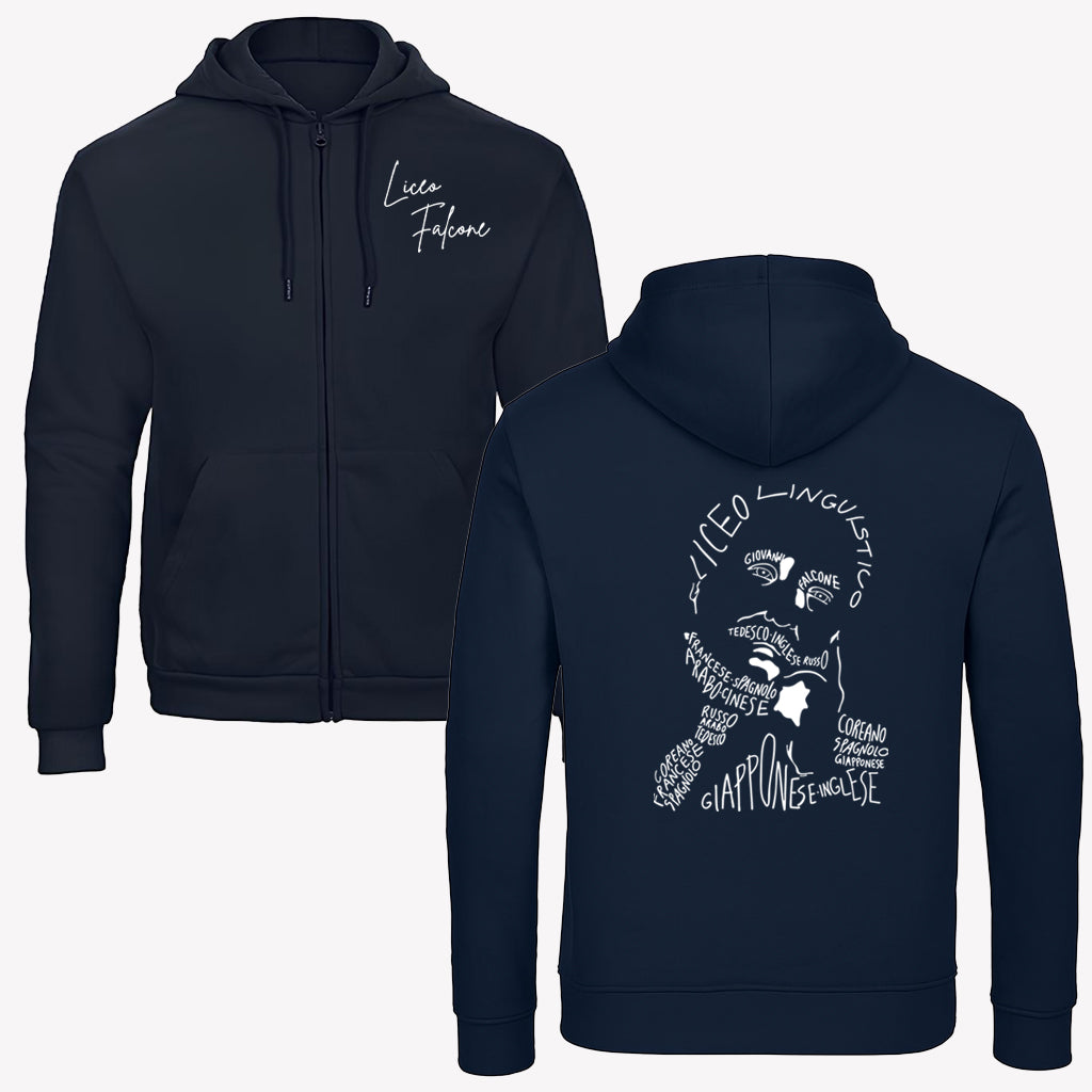 Felpa Zip Falcone