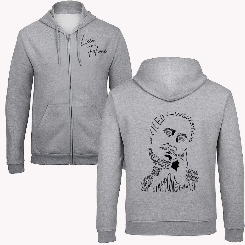 Felpa Zip Falcone