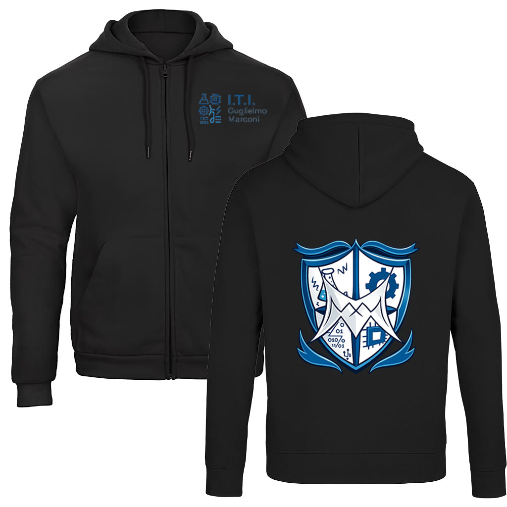 Felpa Zip Marconi