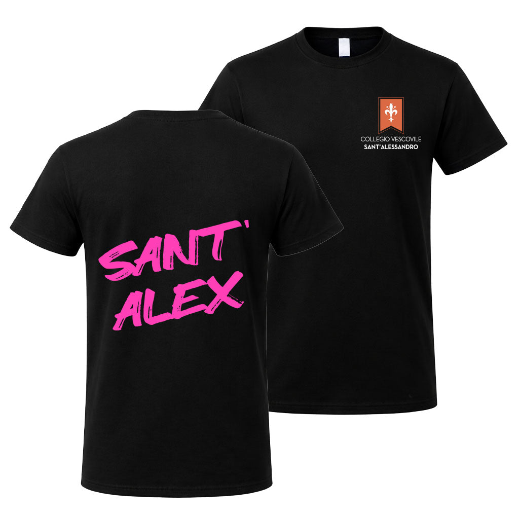 T-Shirt Collegio Vescovile V2 Black