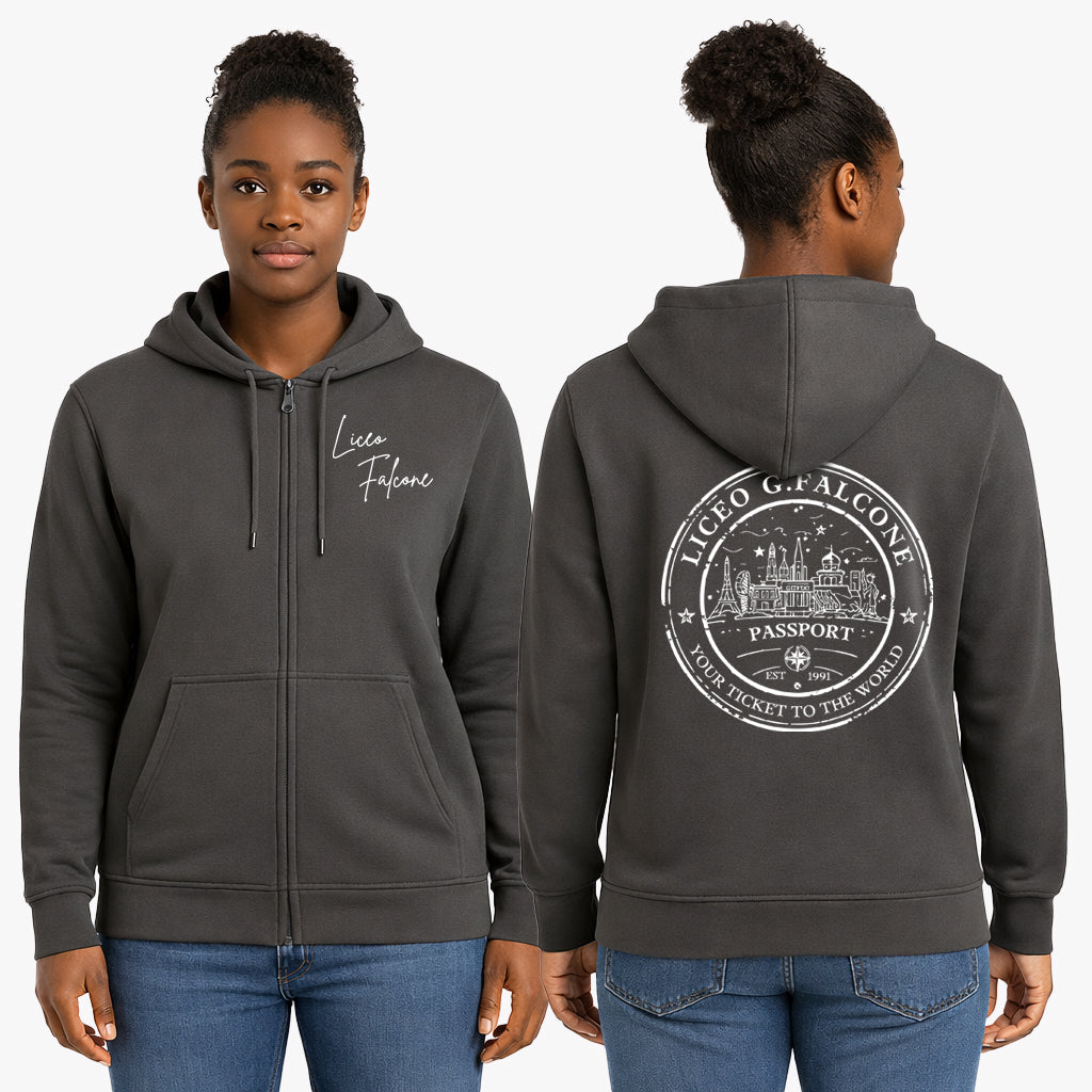 Felpa Zip Passport