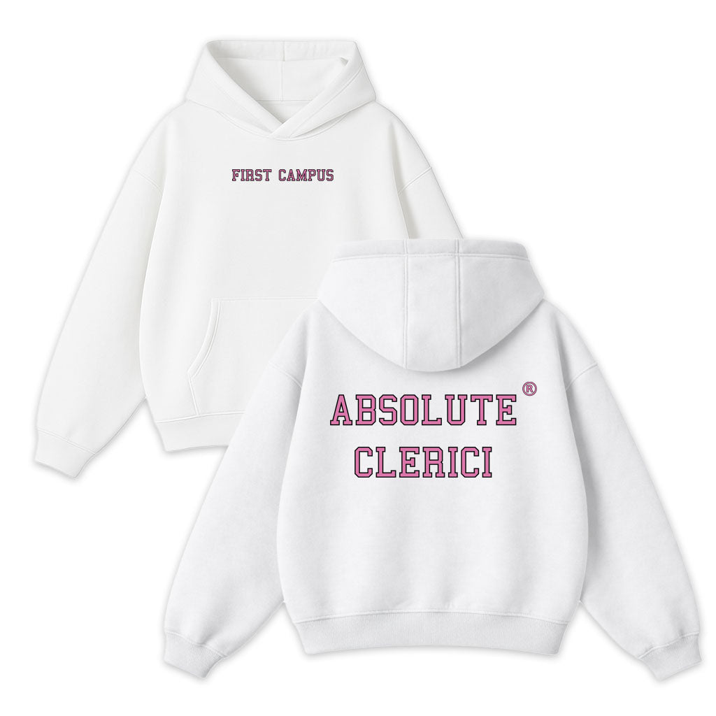 Felpa Bianca Boxy Fit Clerici