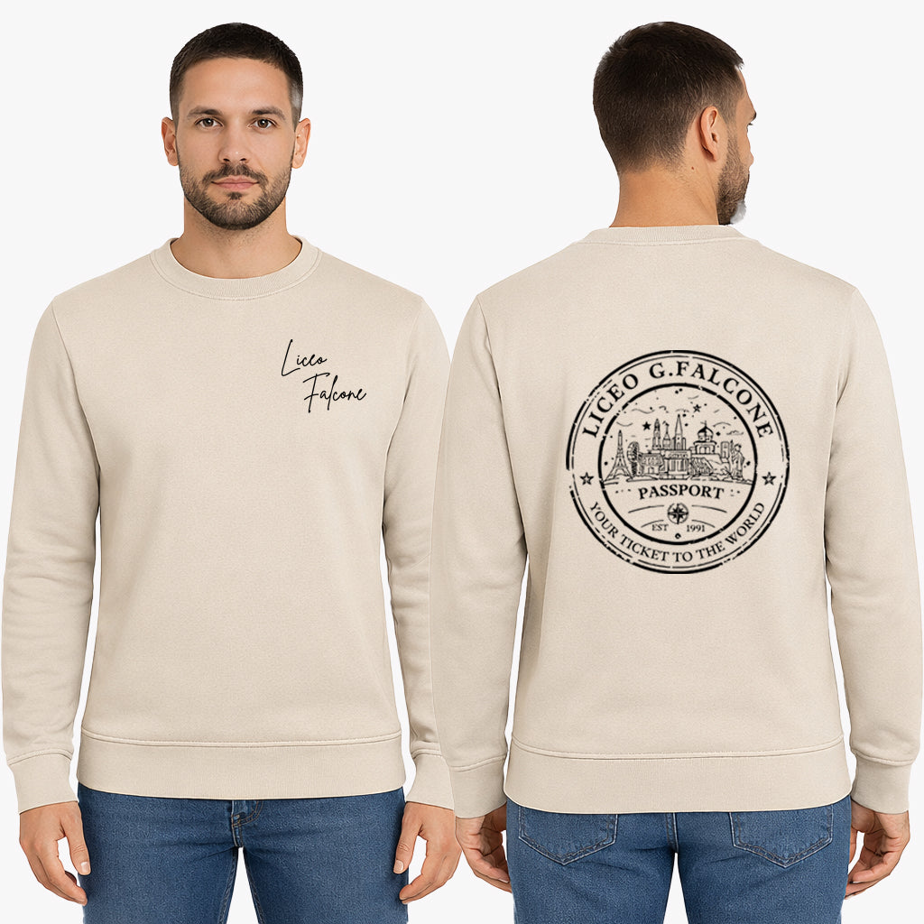 Felpa Girocollo ECO Passport