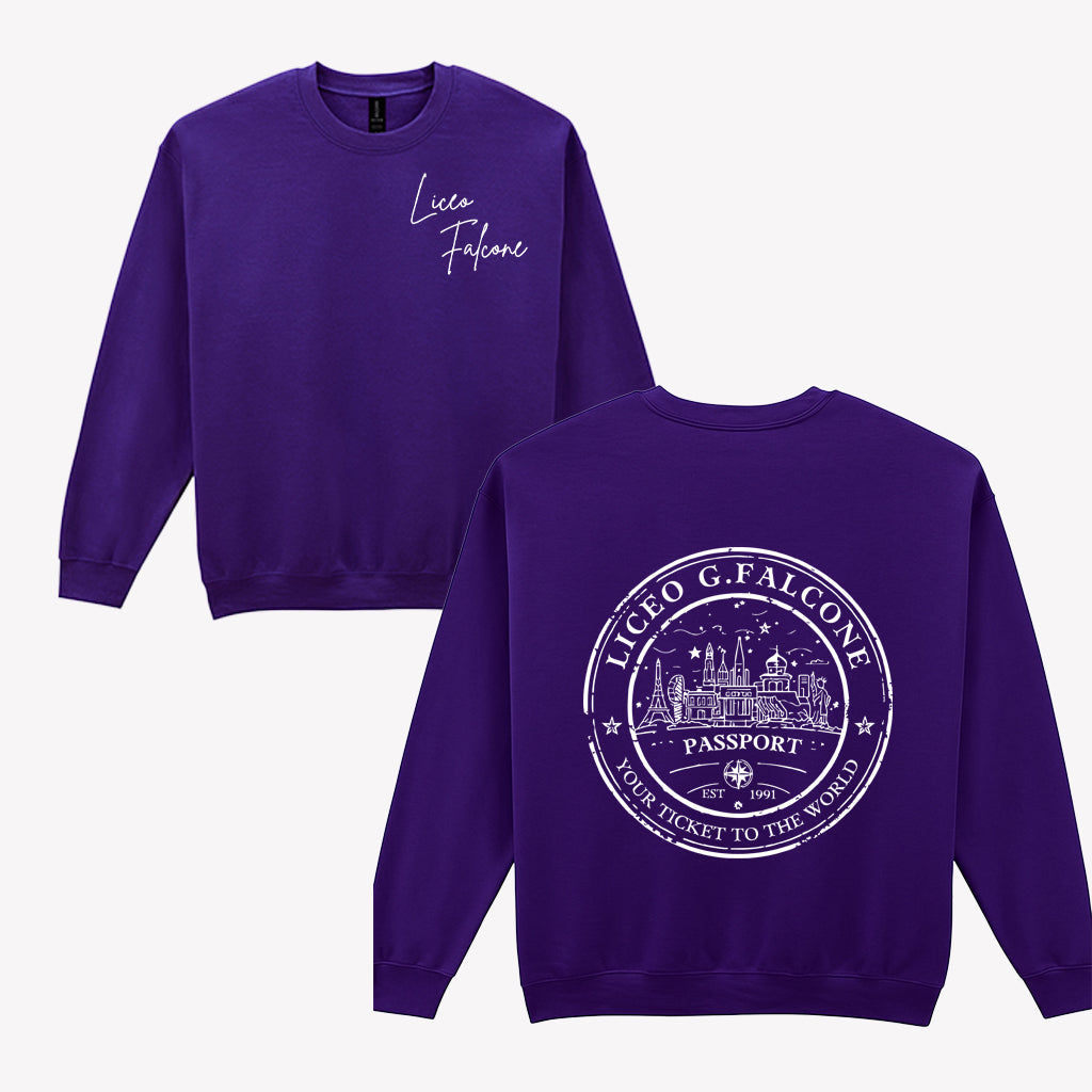 Felpa Girocollo Passport