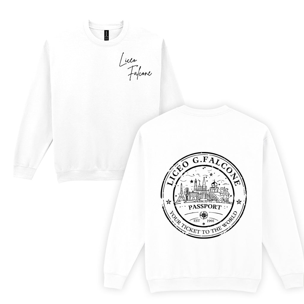 Felpa Girocollo Passport