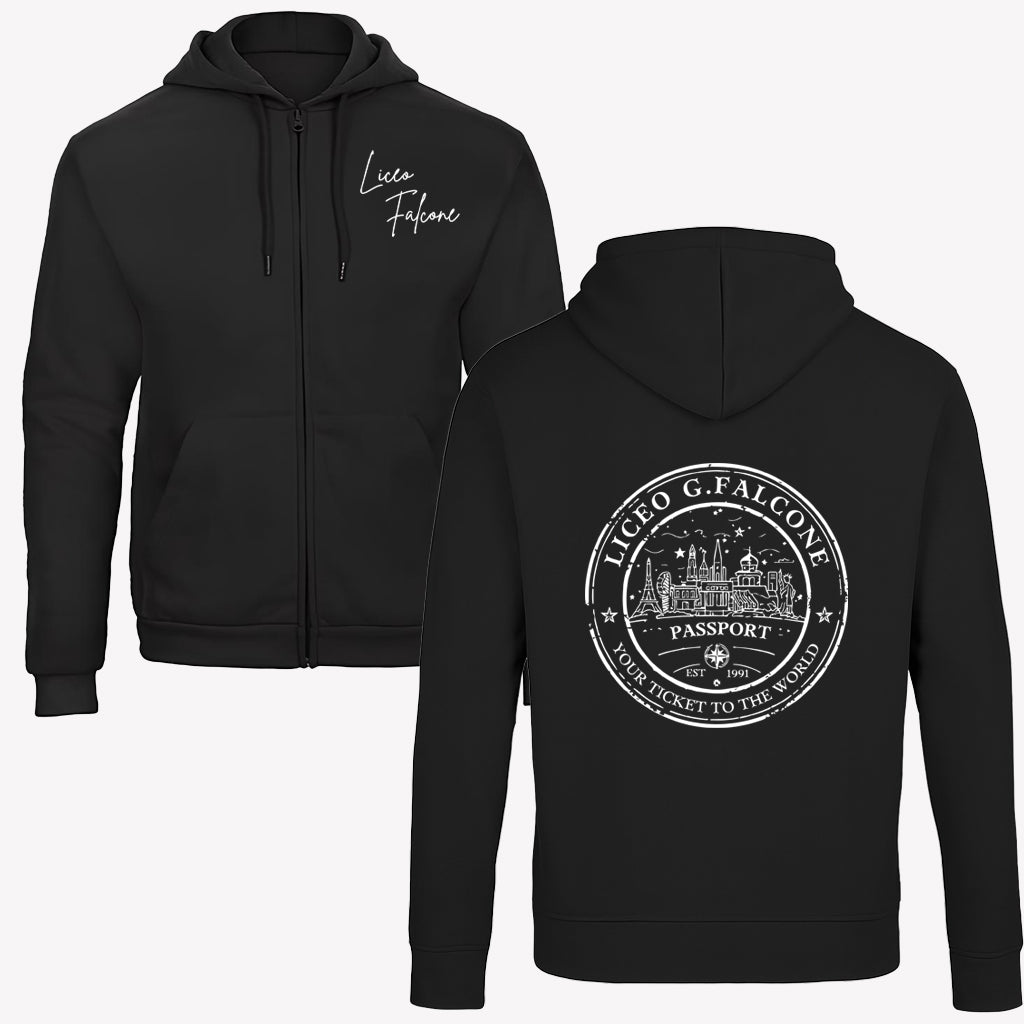 Felpa Zip Passport