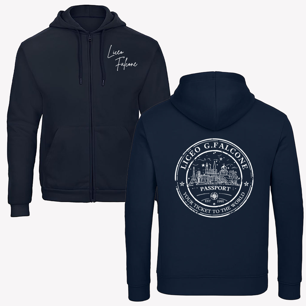 Felpa Zip Passport