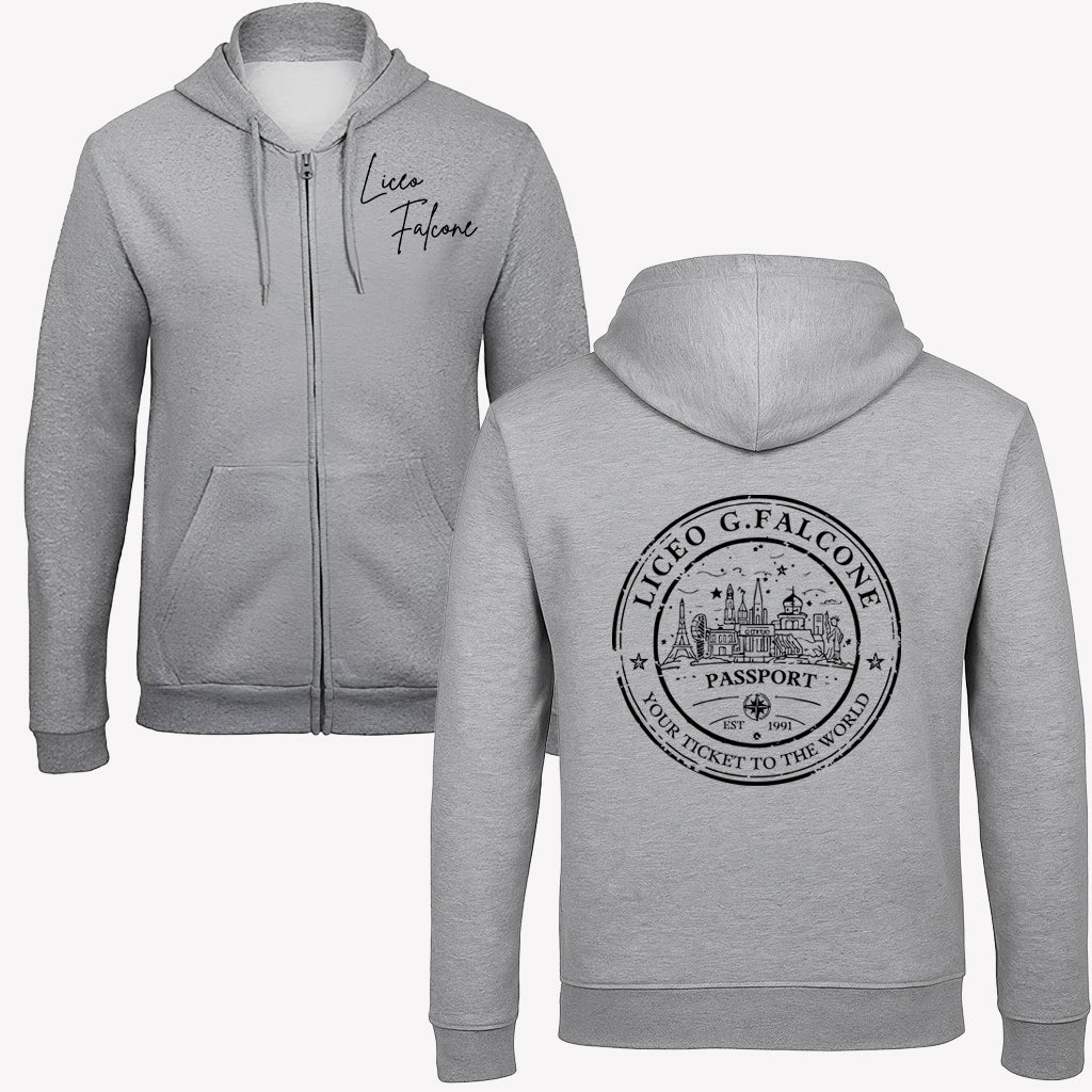 Felpa Zip Passport