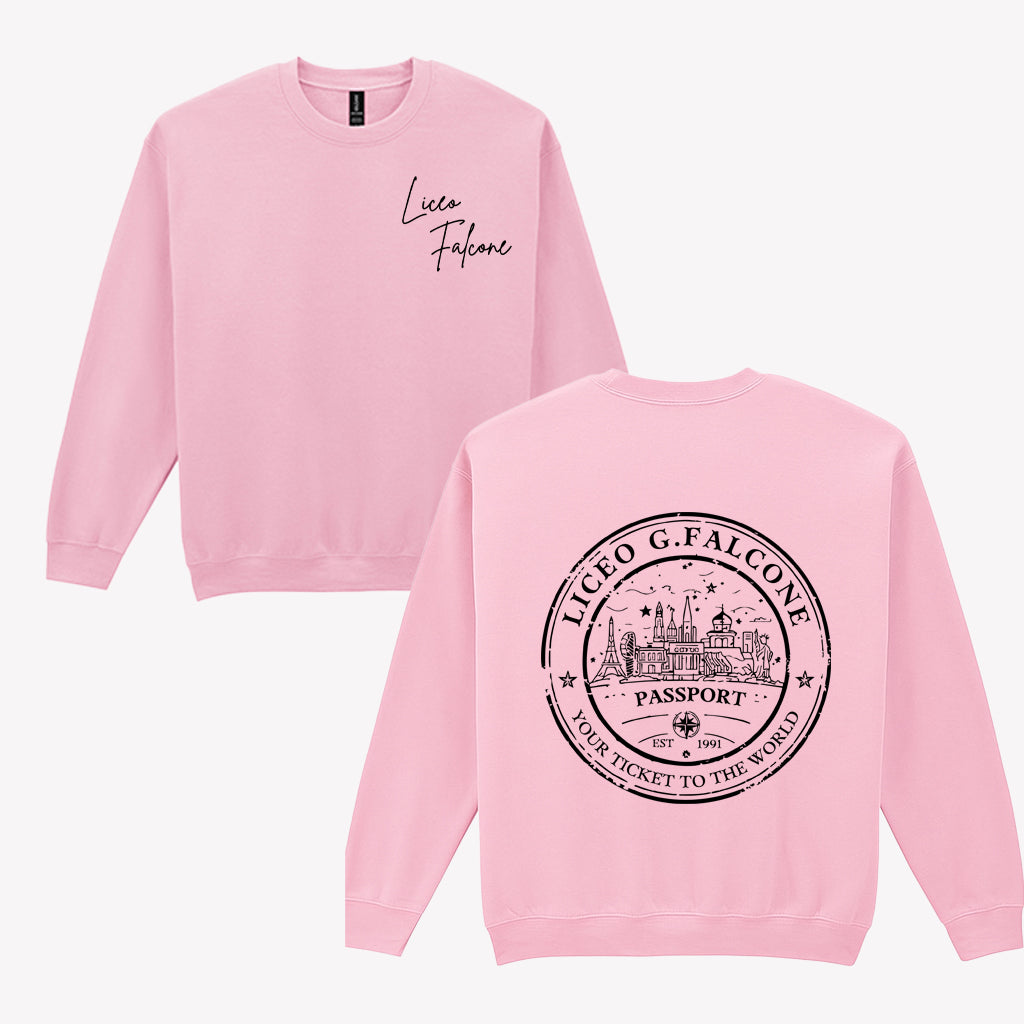 Felpa Girocollo Passport
