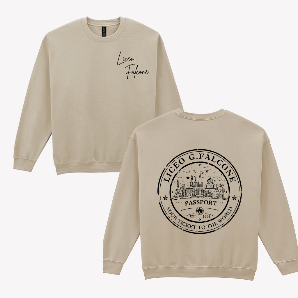 Felpa Girocollo Passport