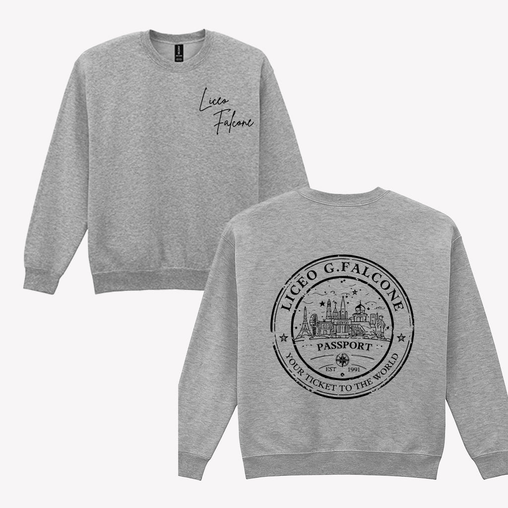 Felpa Girocollo Passport