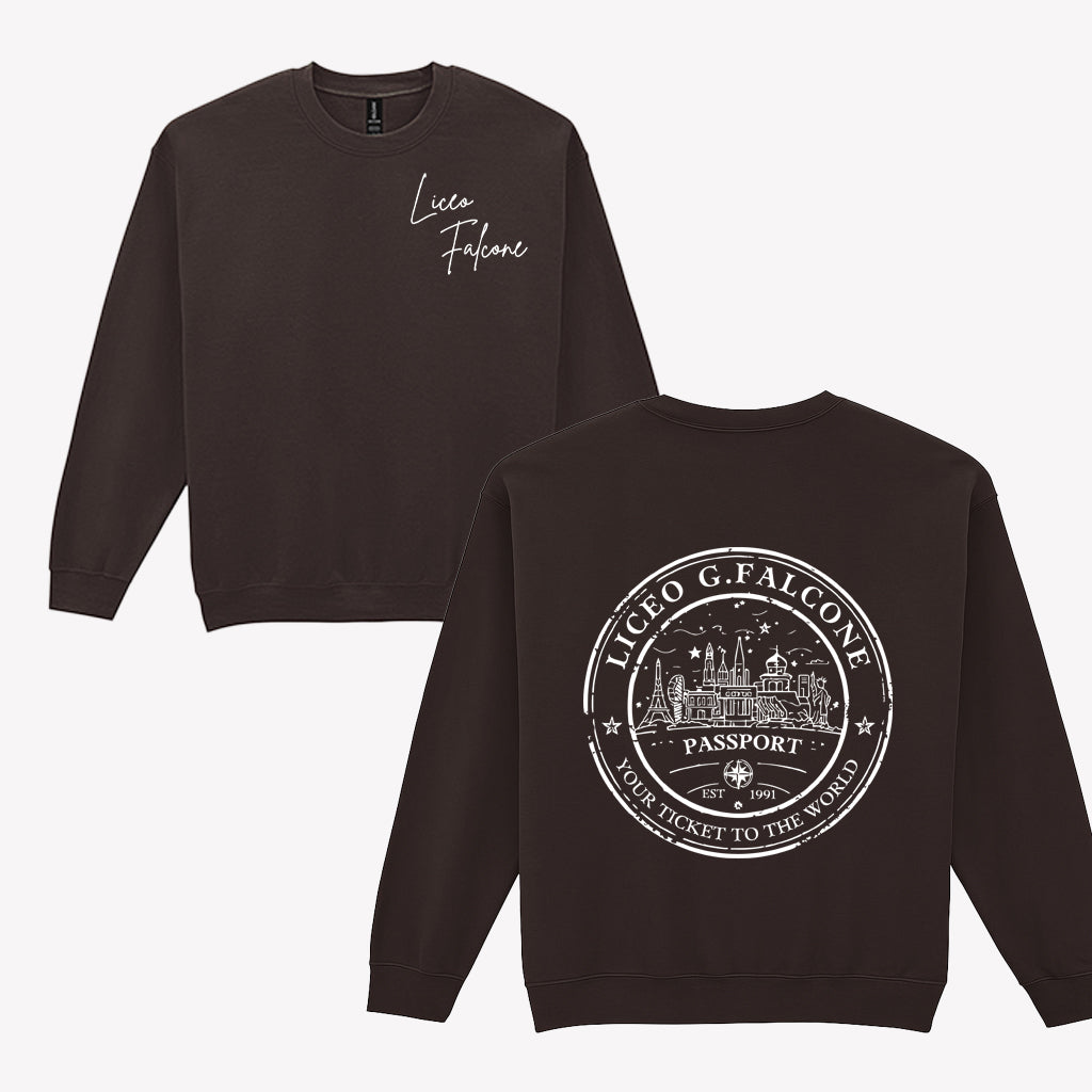 Felpa Girocollo Passport