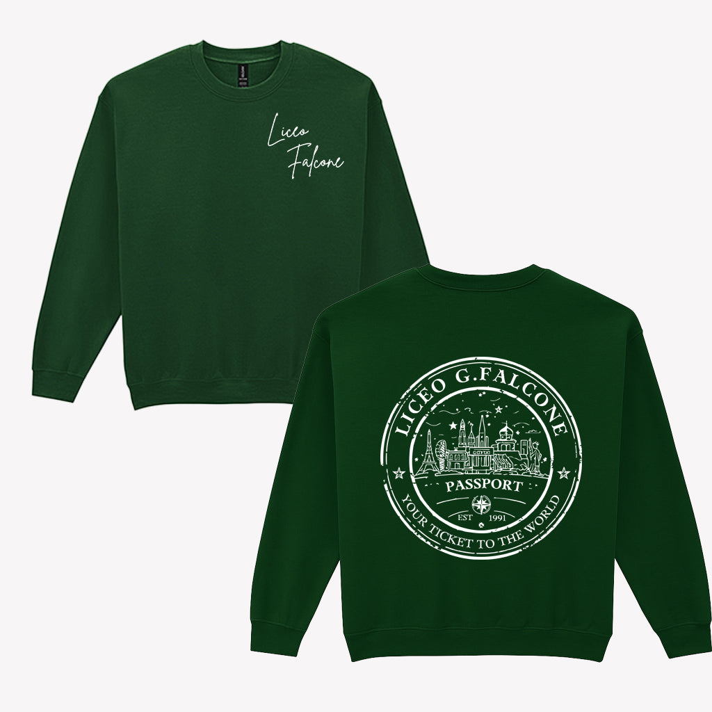 Felpa Girocollo Passport