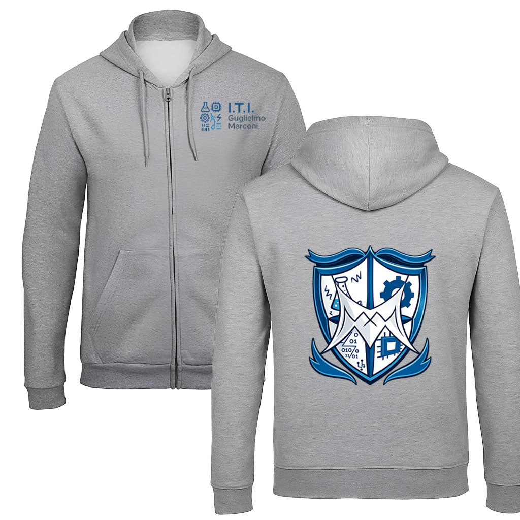 Felpa Zip Marconi