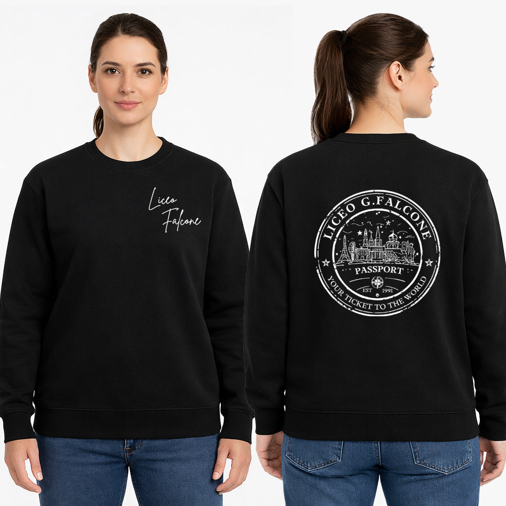 Felpa Girocollo Passport