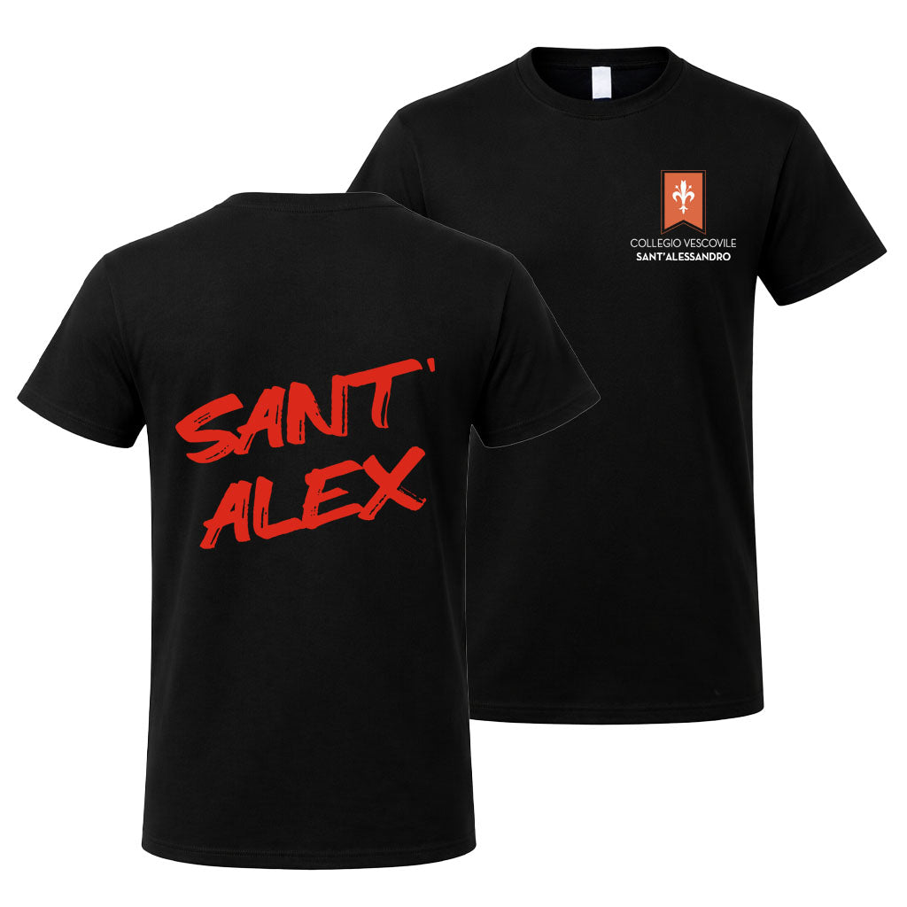 T-Shirt Collegio Vescovile V2 Black